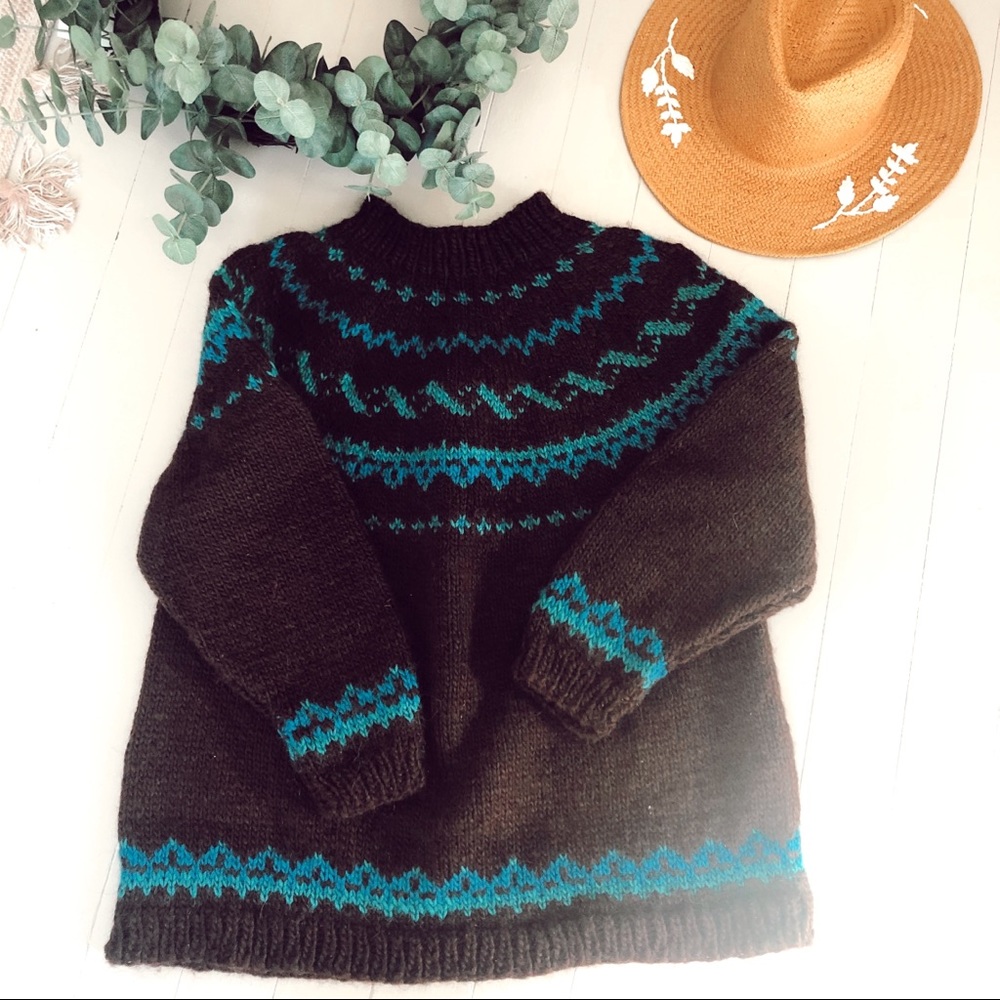 Fair isle Vintage Sweater